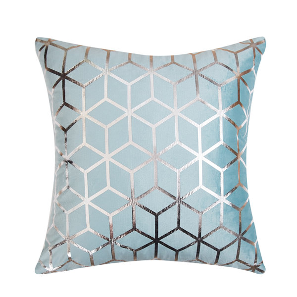 Mercer41 Jori Geometric Velvet Pillow Cover Wayfair